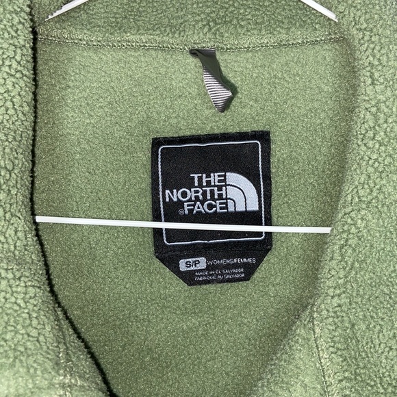Green North Face Zip Up Jacket - Picture 2 of 7